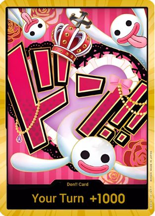 DON!! Card (Perona) (Gold)  [Premium Booster -The Best-] Foil