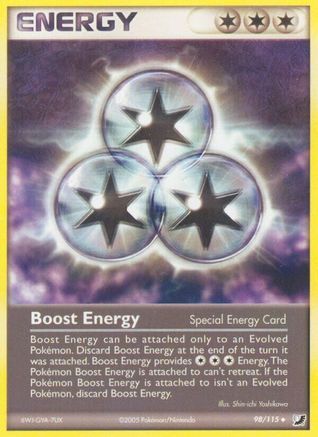 Boost Energy 098 [Unseen Forces]  - Reverse Holofoil